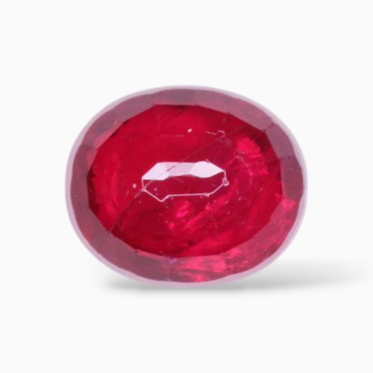 Loose Ruby Mozambique For Sale In Oval Shape 1.05 Carats 6.4x5.4mm Size