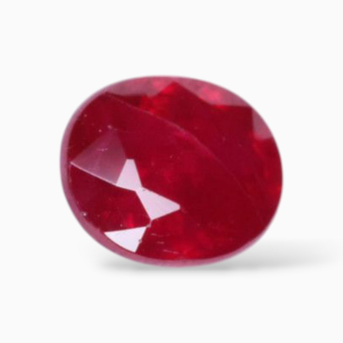 Loose Ruby Mozambique For Sale In Oval Shape 1.05 Carats 6.4x5.4mm Size