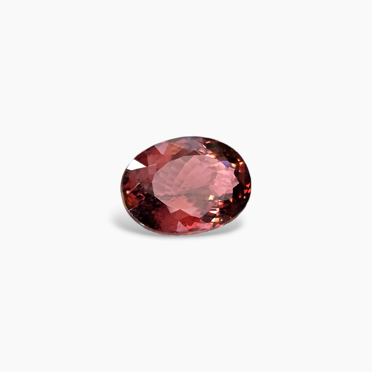Loose Natural Pink Tourmaline Oval Cut 7.53 Carats for Sale