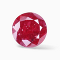Loose Ruby Stone 0.42 Carats Round Shape 4.5mm