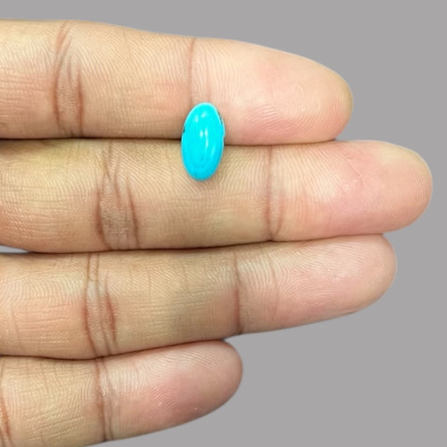 Loose Turquoise Stones 1.49 Carats 12.7 x 6.8 x 3 mm in oval