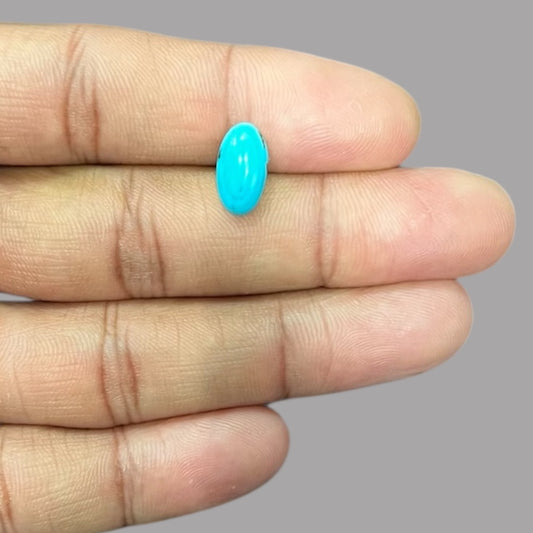 Loose Turquoise Stones 1.49 Carats 12.7 x 6.8 x 3 mm in oval