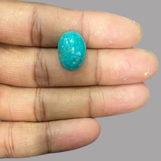 Loose Turquoise Stones 13.14 Carats 17.7 x 12.6 x 9.1 mm in Oval