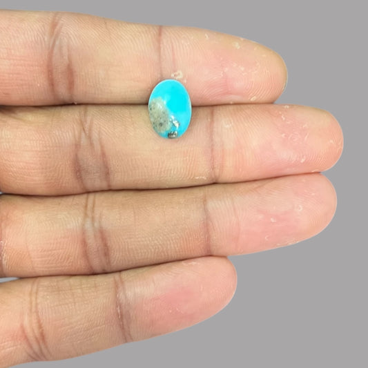 Loose Turquoise Stones For Sale 2.34 Carats 12.1 x 8.8 x 3.6 mm in Oval