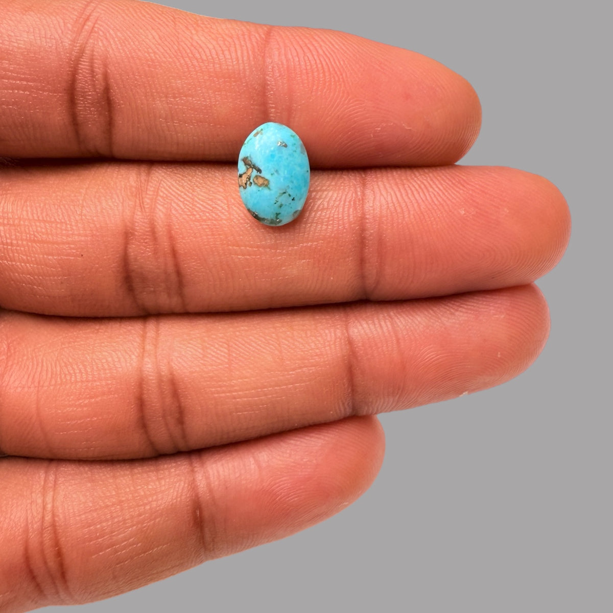 Loose Turquoise Stones For Sale 2.47 Carats 11.8 x 8.3 x 4 mm in Oval