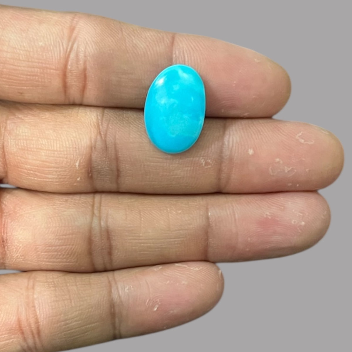 Loose Turquoise Stones For Sale 5.01 Carats 18.9 x 12.7 x 3.4 mm in Oval