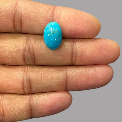 Loose Turquoise Stones For Sale 5.35 Carats 15.7 x 10. x 5.1 mm in Oval