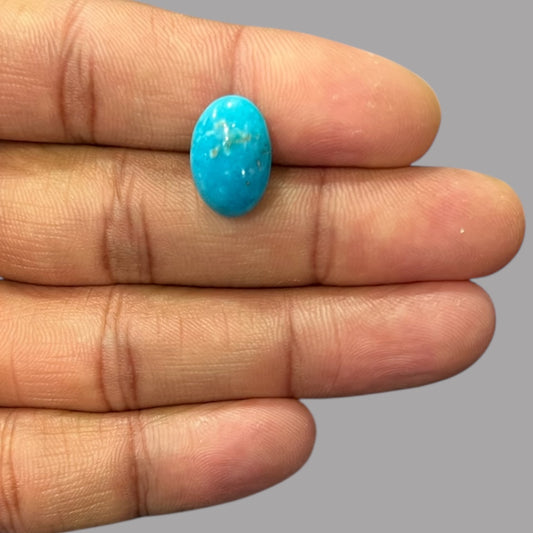 Loose Turquoise Stones For Sale 5.35 Carats 15.7 x 10. x 5.1 mm in Oval
