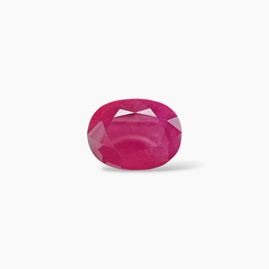 Luxurious 7.00 Carat Oval Cut Natural Ruby from Burma - Certified by HGT