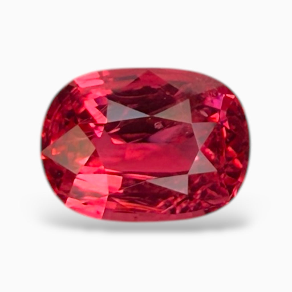 Mahenge Pink Spinel Stone Cushion Cut 1.07 Carats From Tanzania