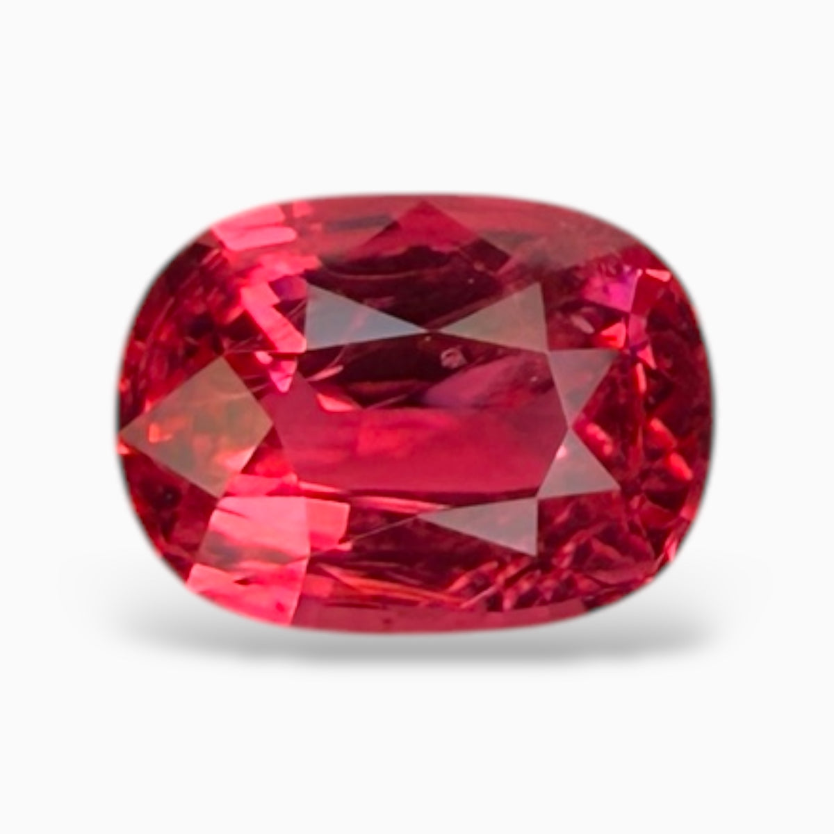 Mahenge Pink Spinel Stone Cushion Cut 1.07 Carats From Tanzania
