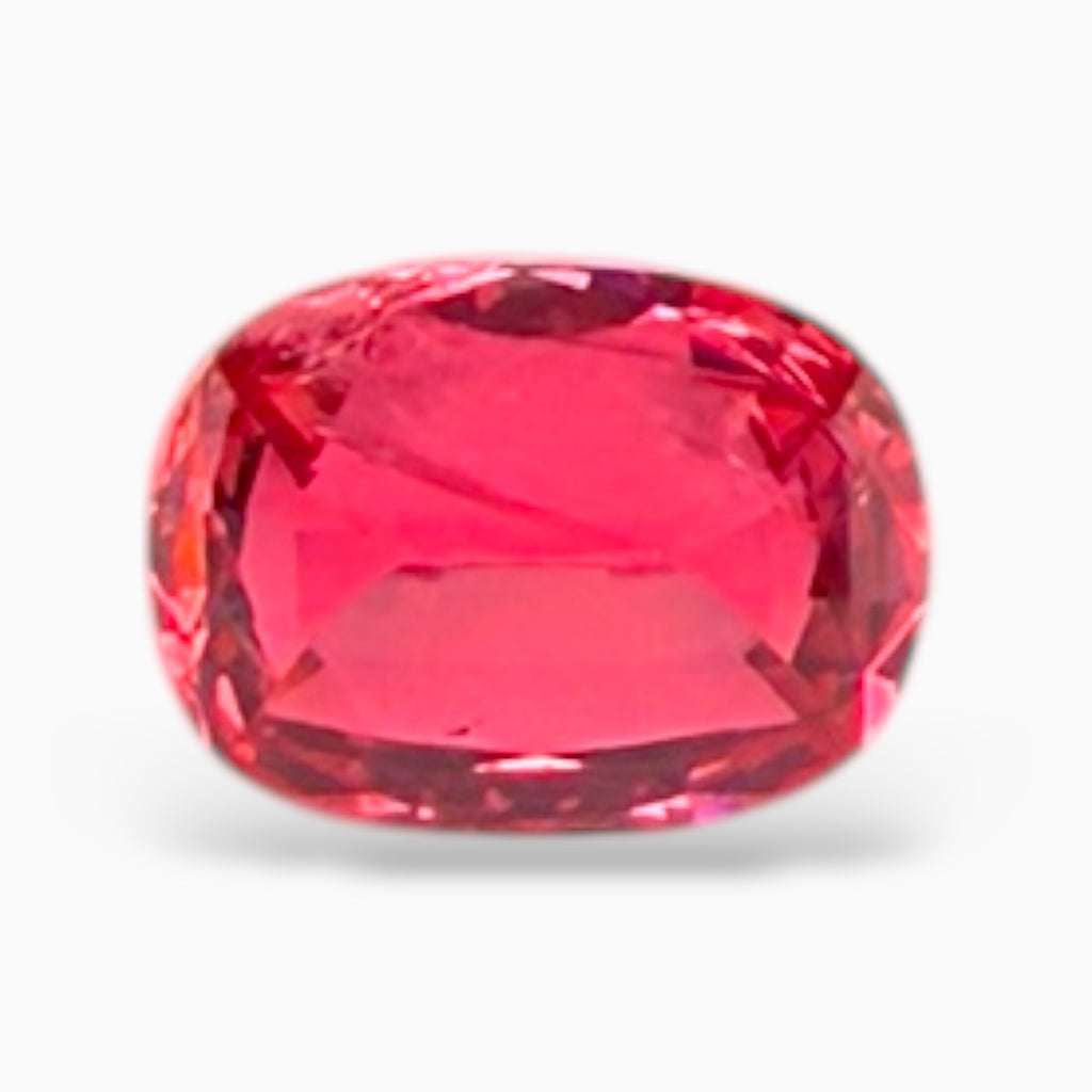 Mahenge Pink Spinel Stone Cushion Cut 1.07 Carats From Tanzania