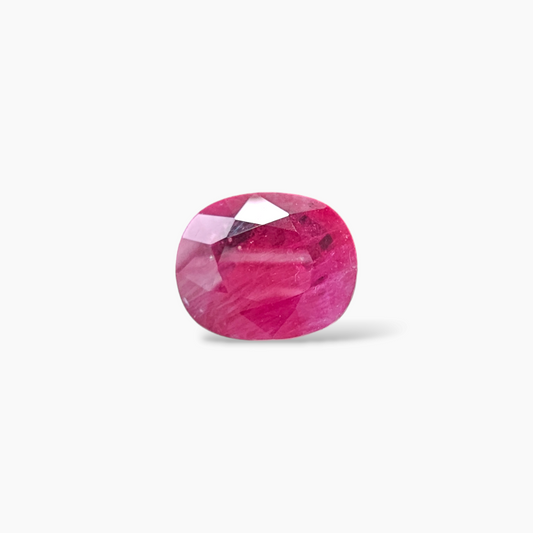 Majestic 3.43 Carat Cushion Cut Natural Ruby from Mozambique - IDL Certified