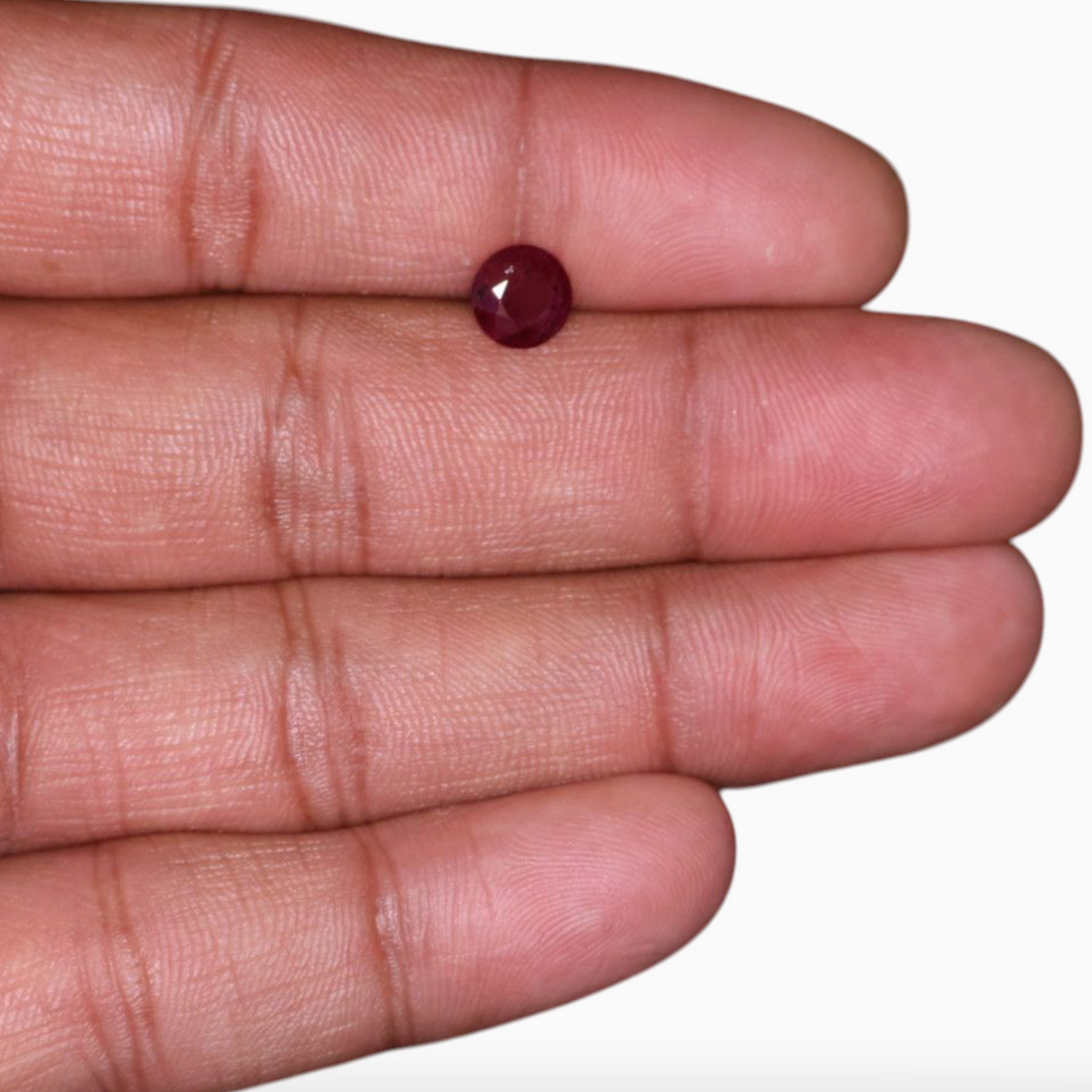 Manik Rubies In  Round Shape 1.75 Carats 6.9mm Size