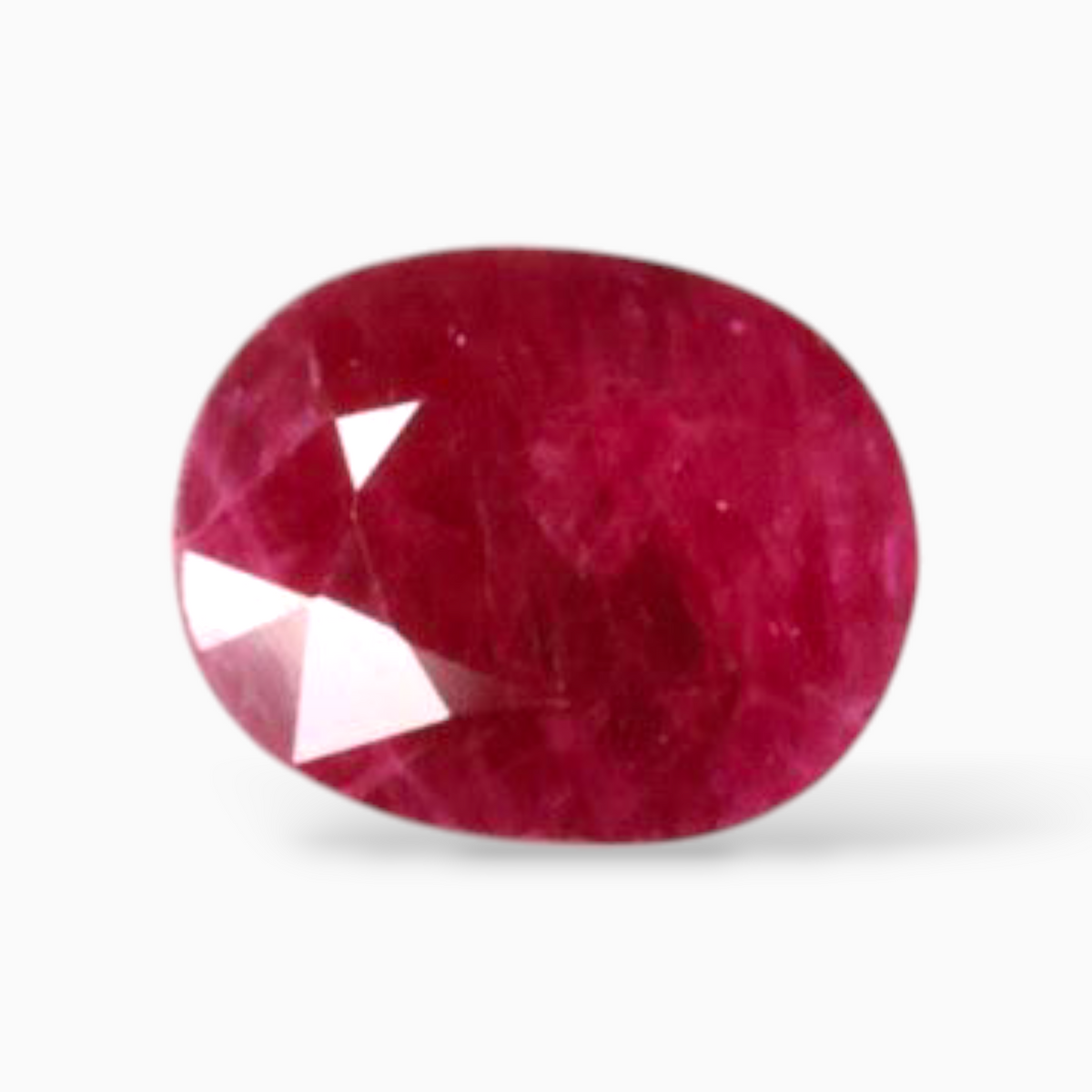Manik Ruby Stone In Oval Shape 1.51 Carats 8x6.2mm Size