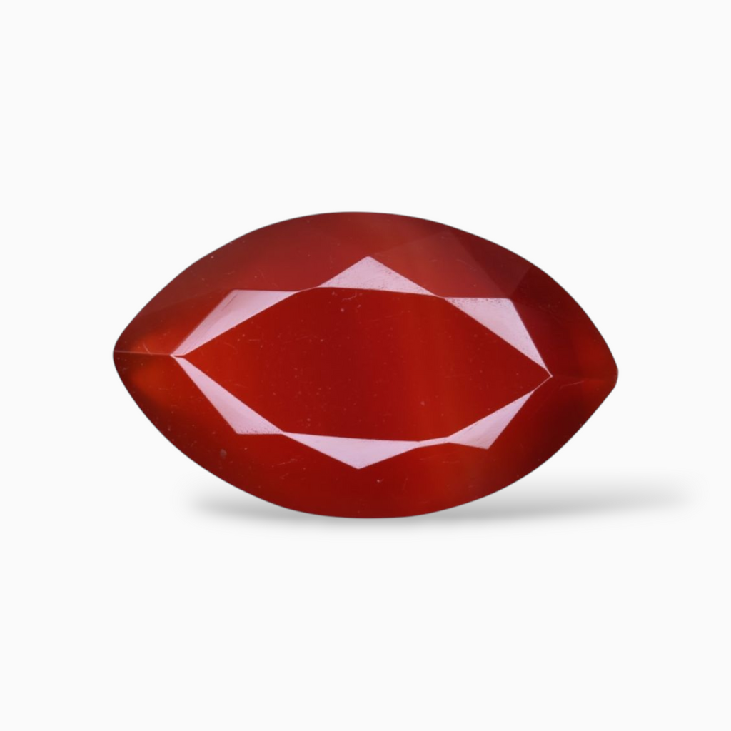 Natural Agate Aqeeq Stone 7.06 Carats Marquise Shape ( 17x10.5 mm )