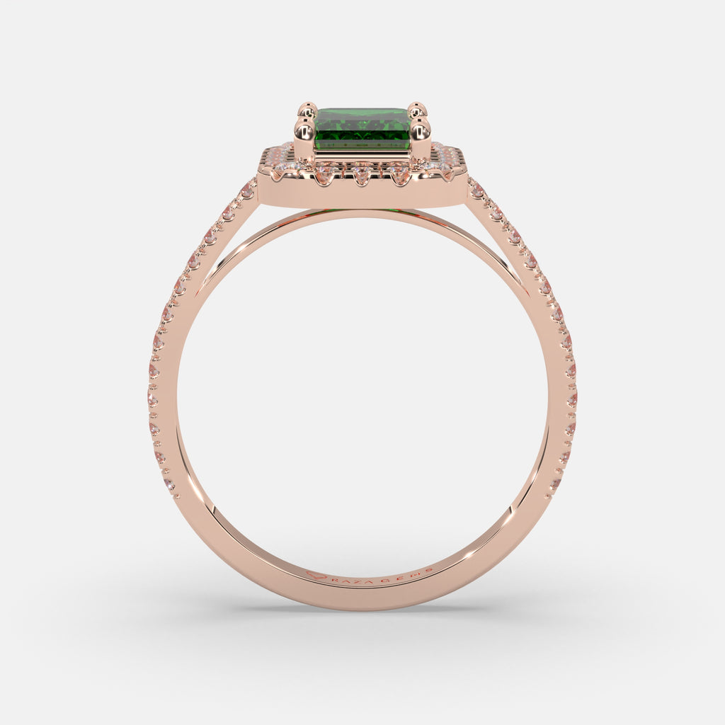 Mennatullah Emerald Ring 18k Rose Gold