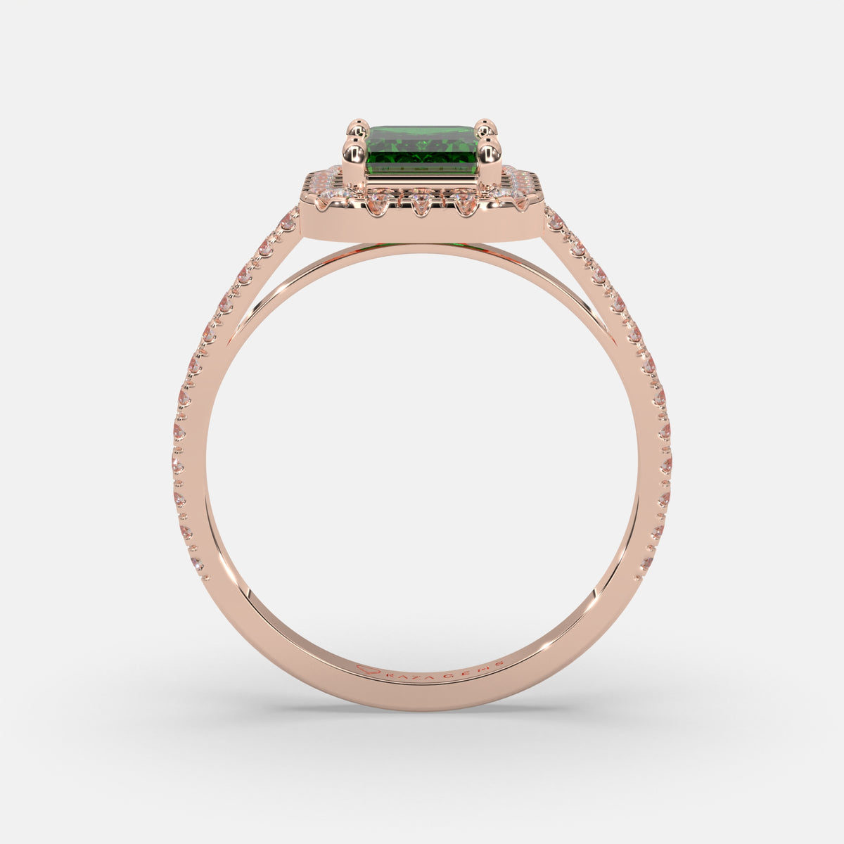 Mennatullah Emerald Ring 18k Rose Gold