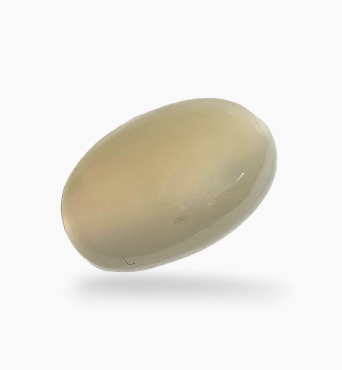 Natural Peach Moonstone Gemstone 3.24 Carats Oval Cabochon Shape 12.5x8.2mm