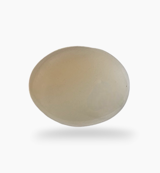 Natural Peach Moonstone Gemstone 3.98 Carats Oval Cabochon Shape 12.6x10.1mm