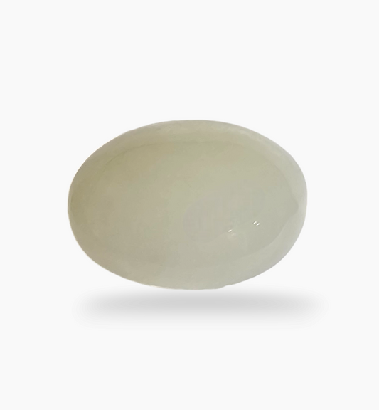 Natural Peach Moonstone Gemstone 4.33 Carats Oval Cabochon Shape 12.2x9mm