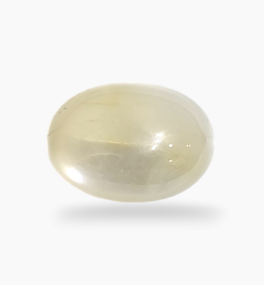 Natural Peach Moonstone Gemstone 4.70 Carats Oval Cabochon Shape 11.6x8.5mm