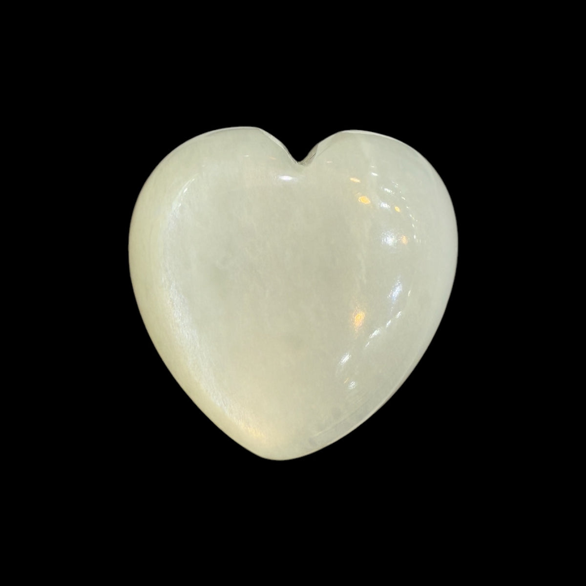Milky Moonstone Heart Cabochon 13.07 Carats