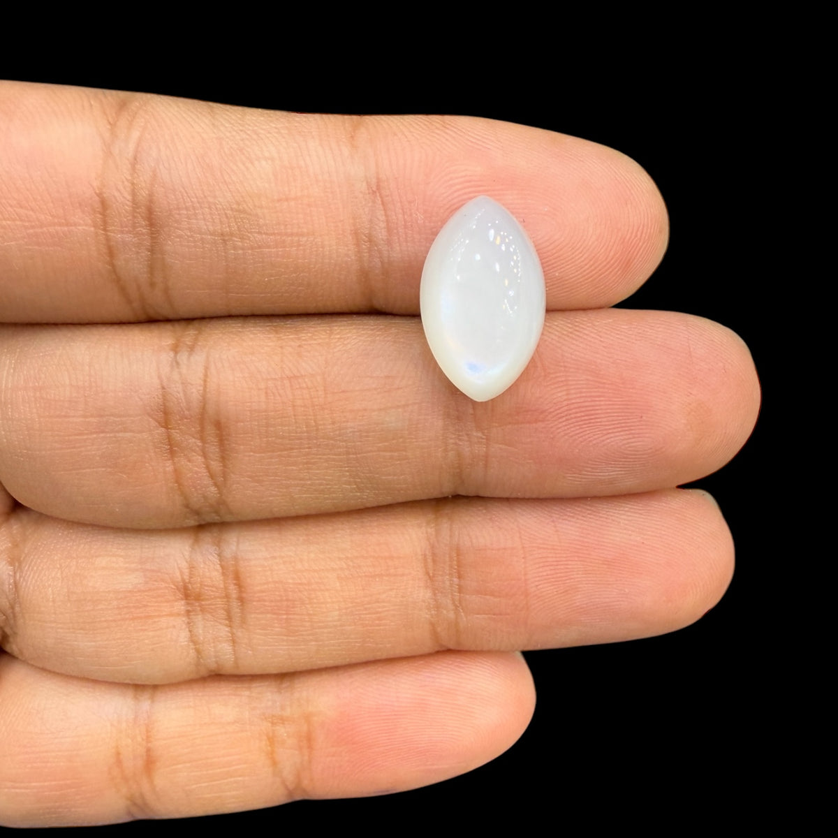 Milky Moonstone Marquise Cabochon 8.71 Carats