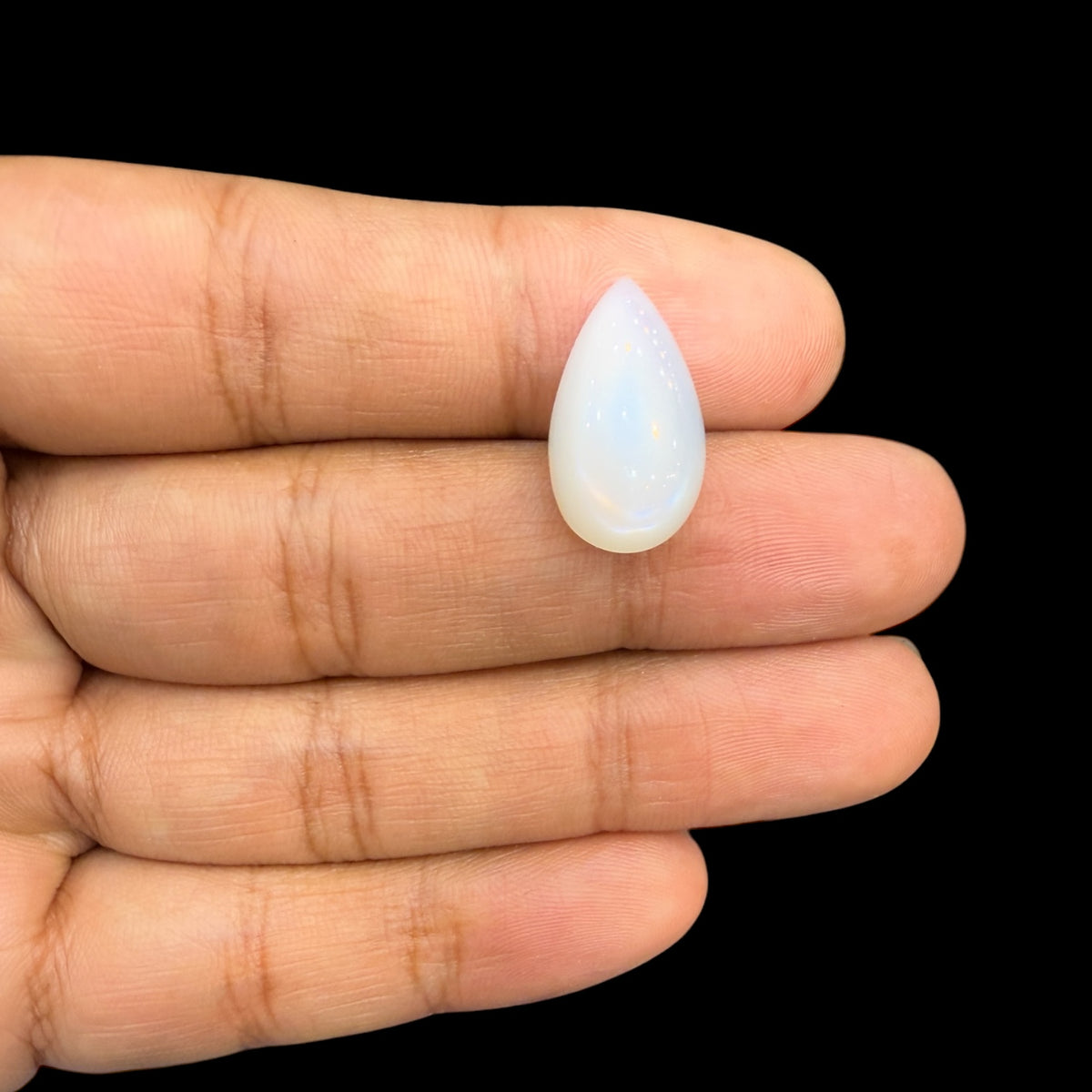 Milky Moonstone Pear Cabochon 9.42 Carats From India