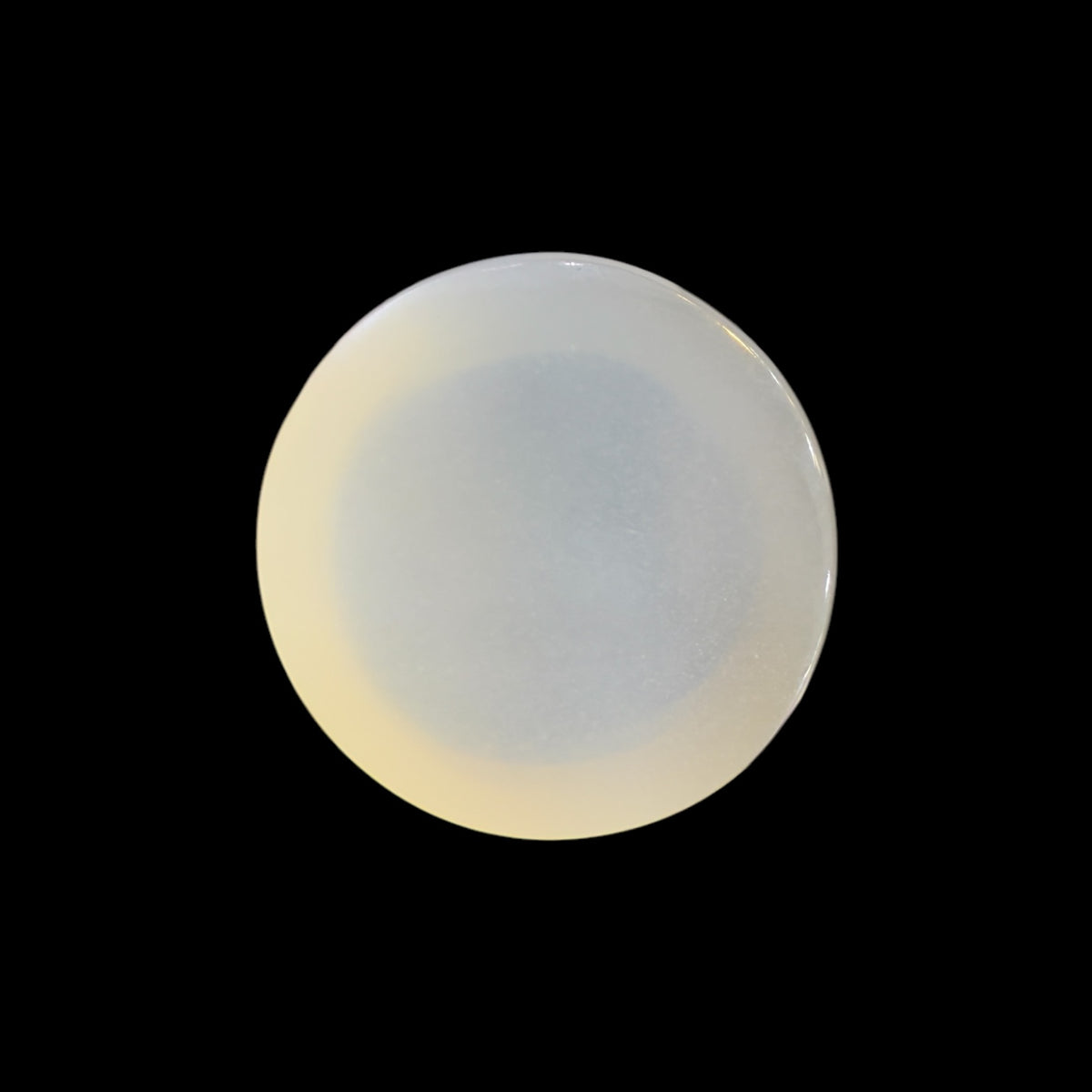 Milky Moonstone Round Cabochon 6.49 Carats 12.5x12.5 mm