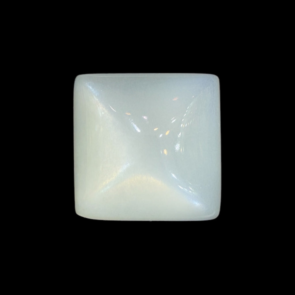 Milky Moonstone Square Cabochon 4.64 Carats 10x10 mm