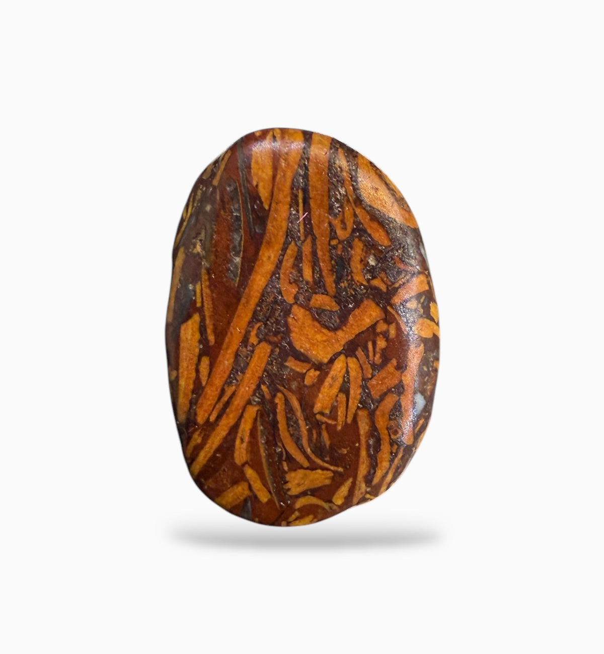 Miriam Stone (Calligraphy Stone) Oval Cabochon 6.70 Carats 14.5x10 mm