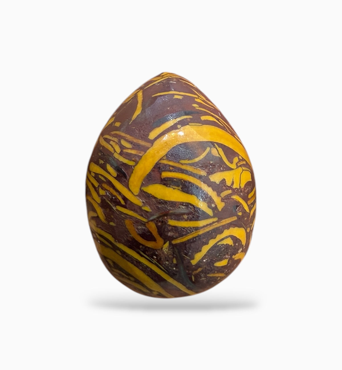 Miriam Stone (Calligraphy Stone) Pear Cabochon 6.70 Carats 14x10.5 mm