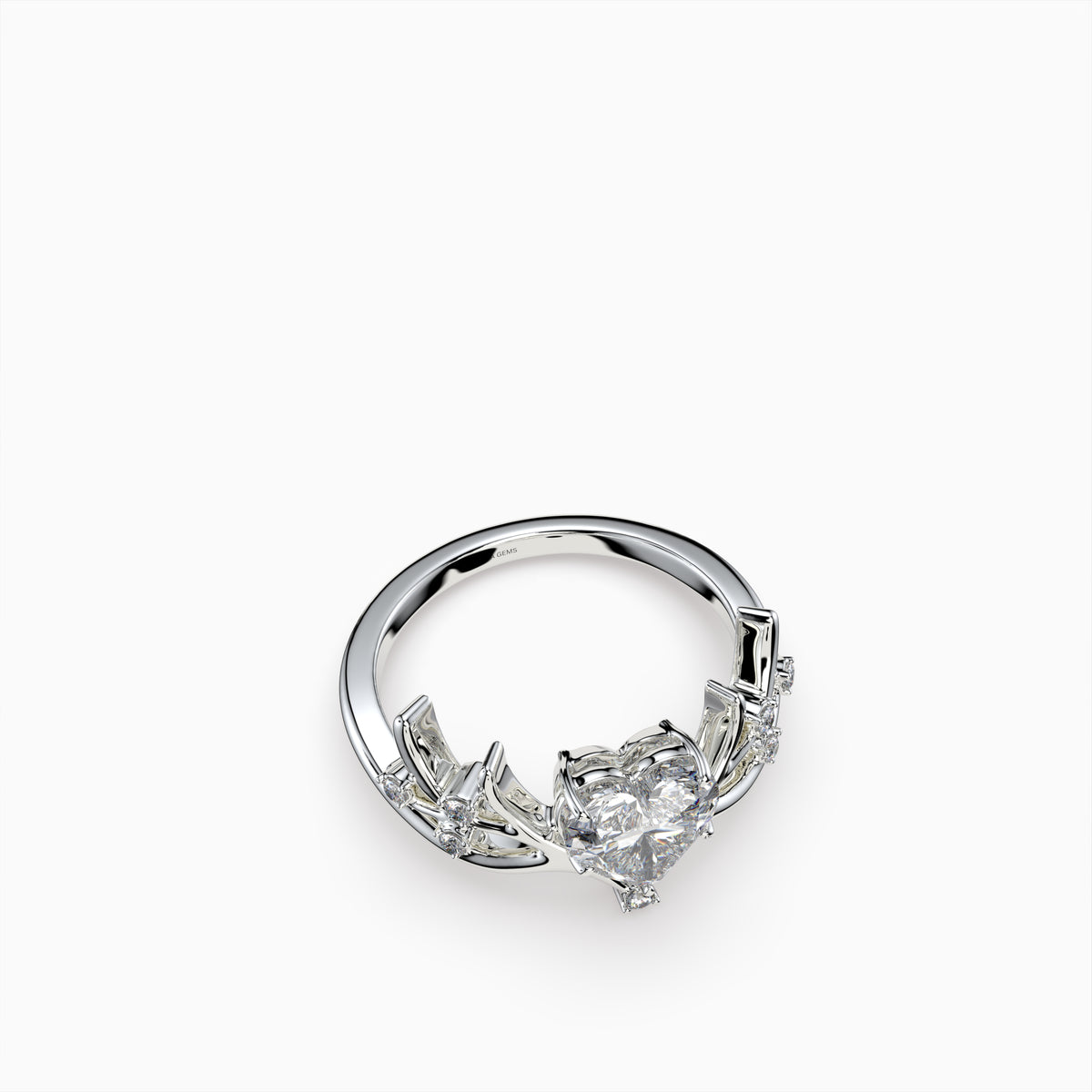 Moissanite Diamond Ring in Gold - Alina