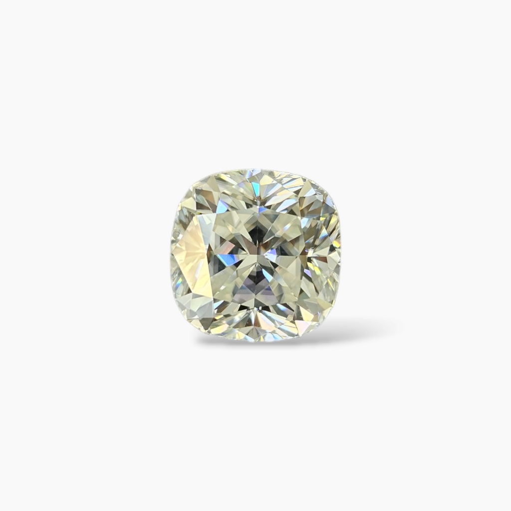Moissanite Diamond in Asscher Cut 4.62 Carats in White Color