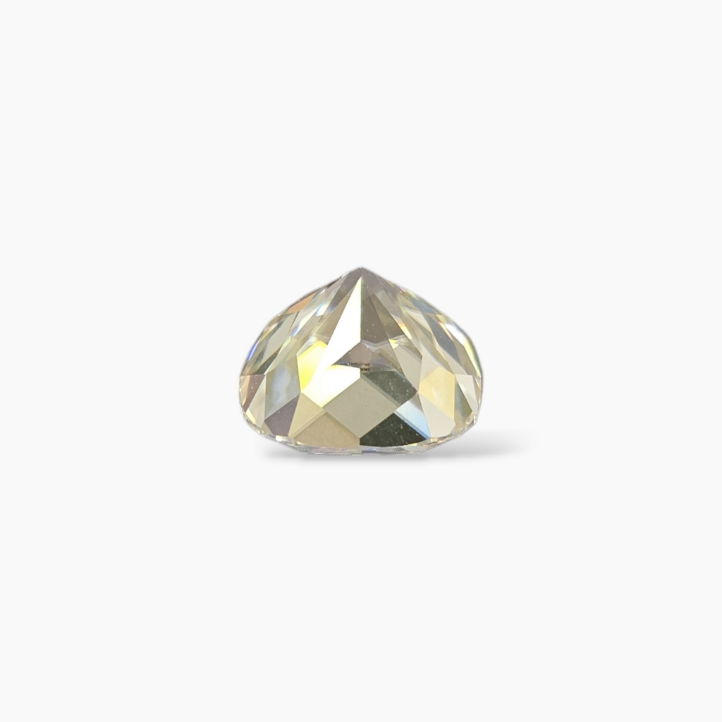 Moissanite Diamond in Asscher Cut 4.62 Carats in White Color