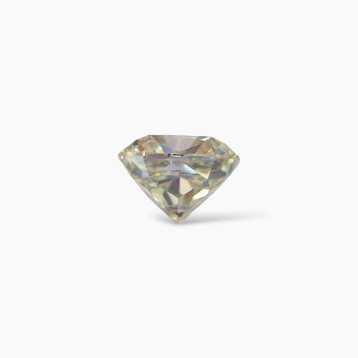 Moissanite Diamond in Asscher Cut 4.62 Carats in White Color