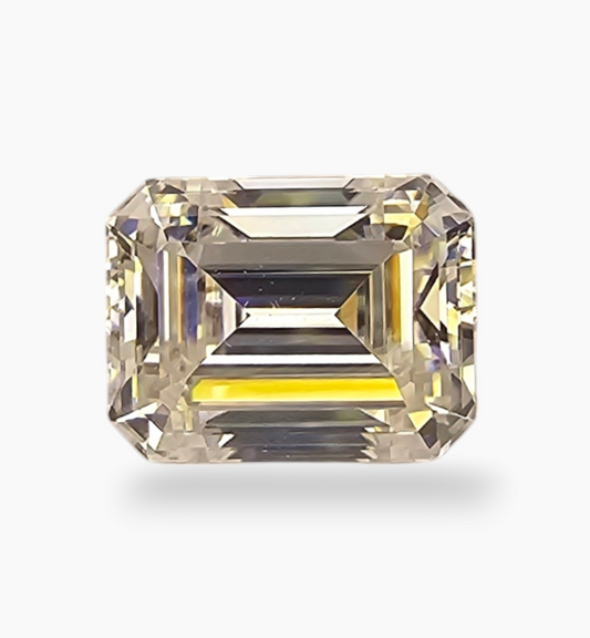 Loose Moissanite Stone Emerald Cut Shape 2.20 Carats Size 7x9mm