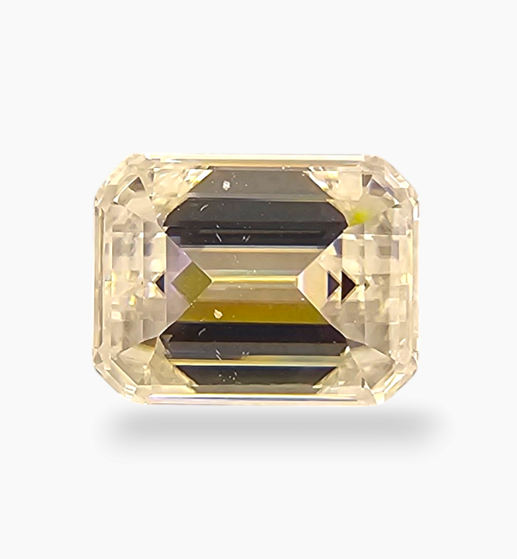 Loose Moissanite Stone Emerald Cut Shape 2.20 Carats Size 7x9mm