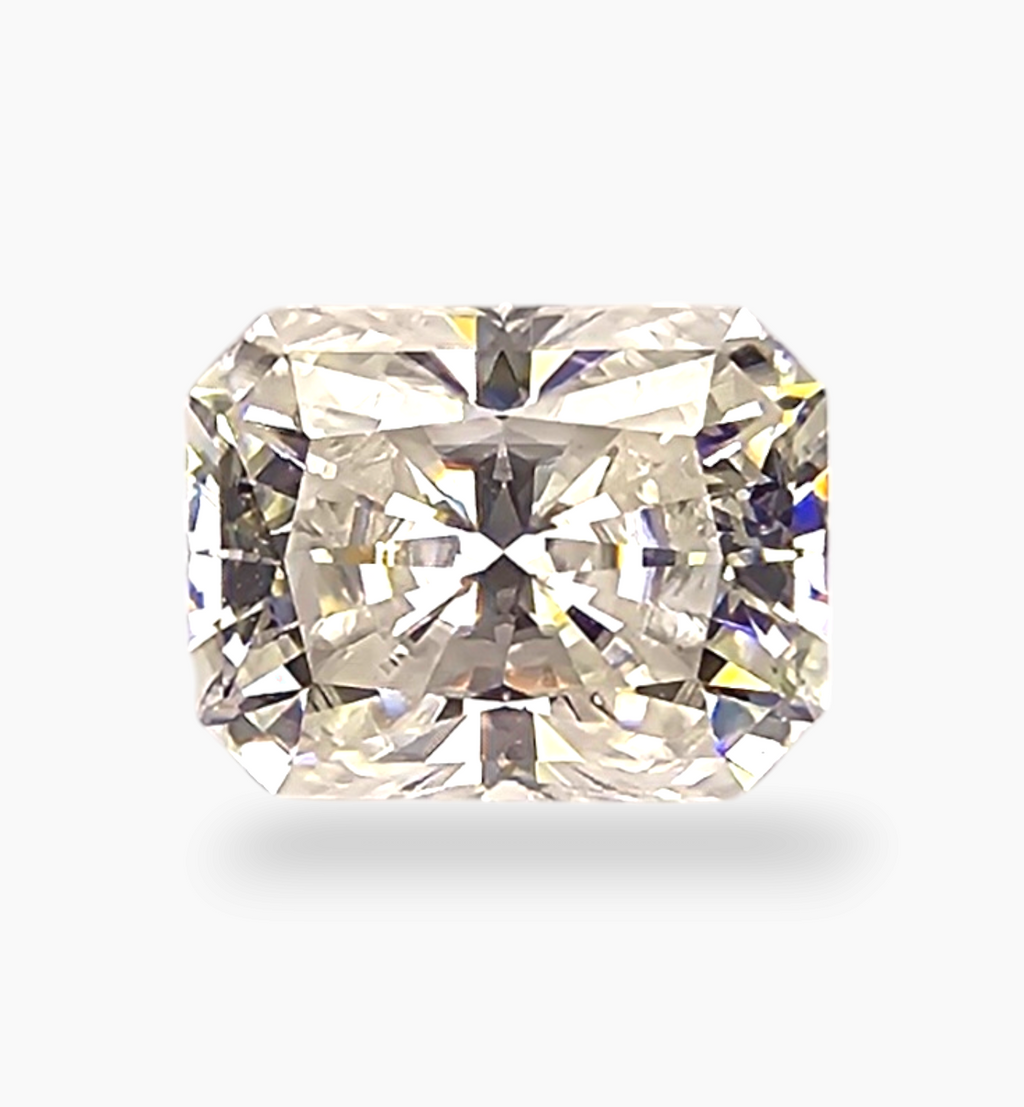 Loose Moissanite Stone Emerald Cut Shape 2.36 Carats Size 7x9mm
