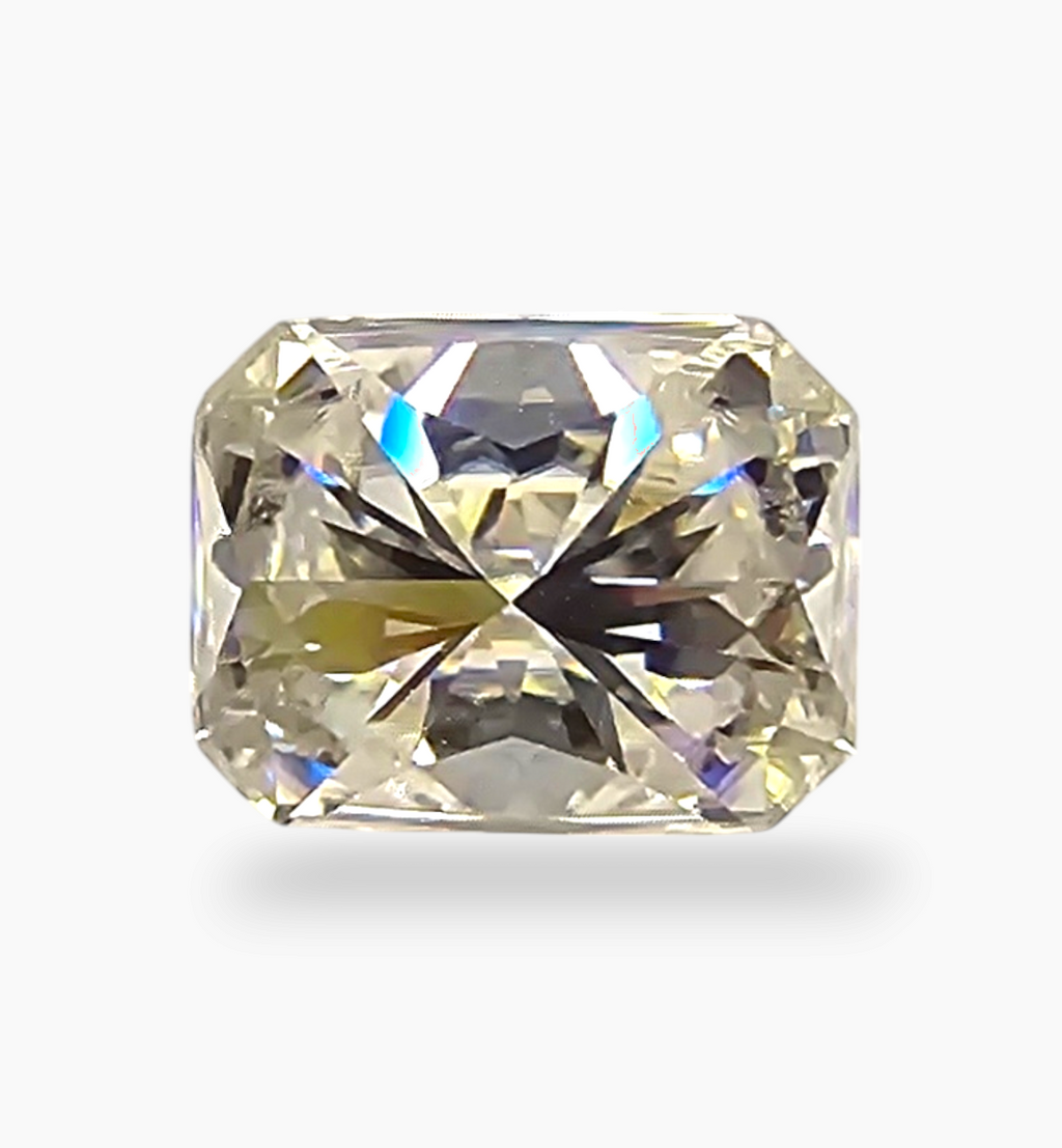 Loose Moissanite Stone Emerald Cut Shape 2.36 Carats Size 7x9mm