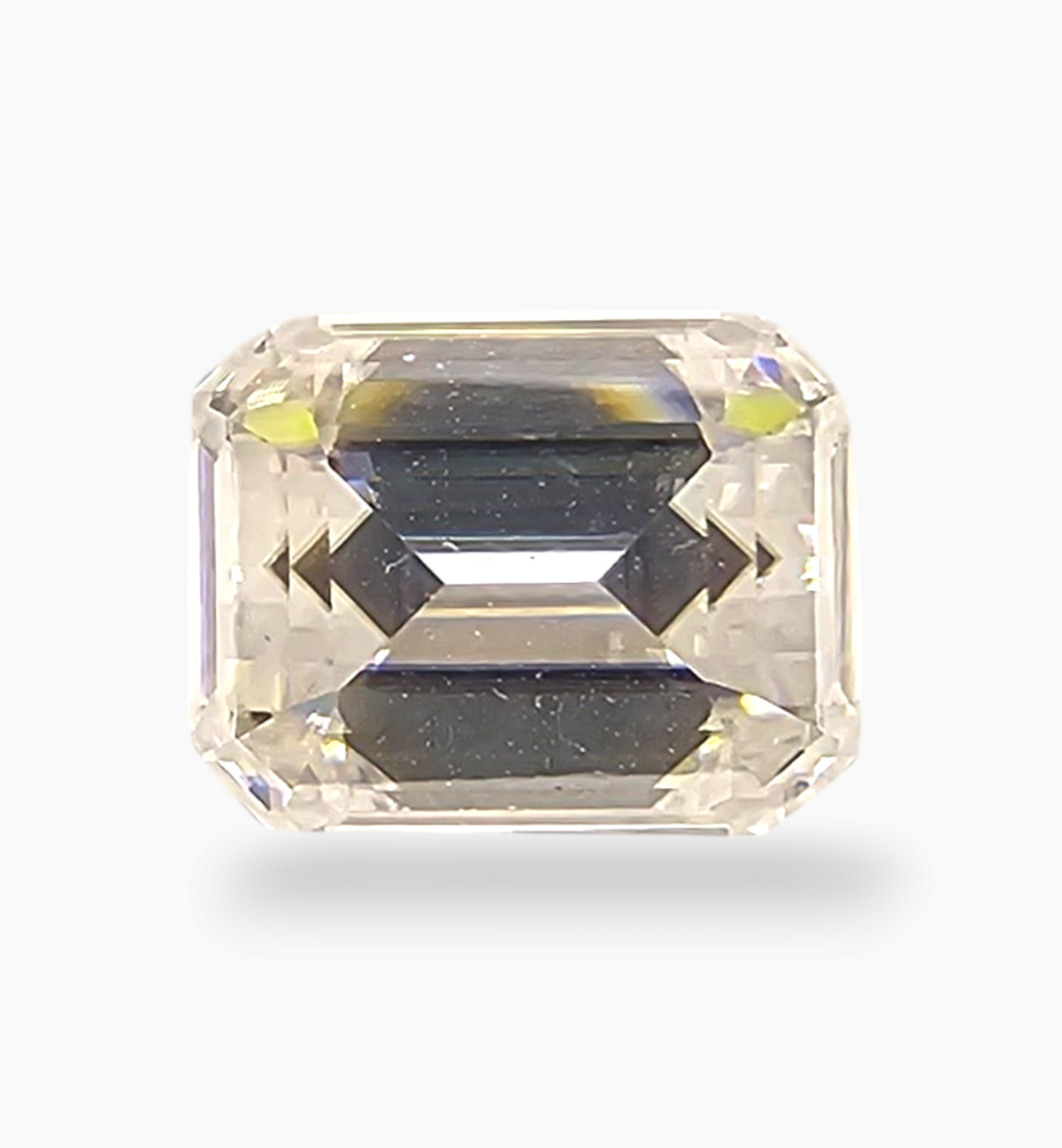 Loose Moissanite Stone Emerald Cut Shape 2.54 Carats Size 7x9mm
