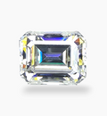 Loose Moissanite Stone Emerald Cut Shape 3.65 Carats Size 8x10mm