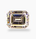 Loose Moissanite Stone Emerald Cut Shape 3.6 Carats Size 8x10mm