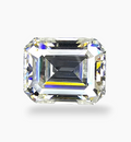 Loose Moissanite Stone Emerald Cut Shape 3.77 Carats Size 8x10mm