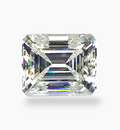 Loose Moissanite Stone Emerald Cut Shape 4.94 Carats Size 11x9mm