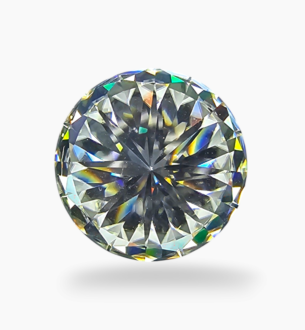 Loose Moissanite Stone Round Shape 11.87 Carats Size 15mm