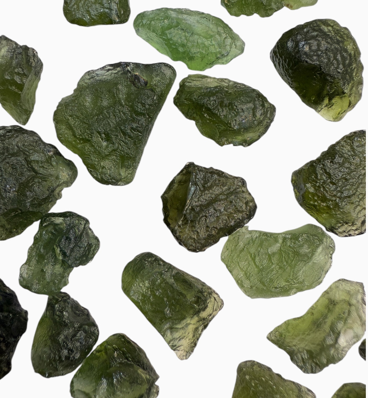 Moldavite Stones Rough / Raw From 1 - 10 Carats Lot