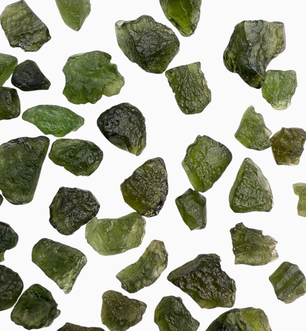 Moldavite Stones Rough / Raw From 1 - 10 Carats Lot
