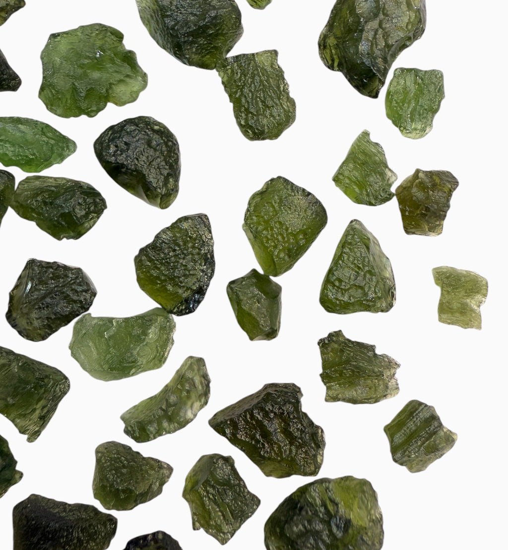 Moldavite Stones Rough / Raw From 1 - 10 Carats Lot